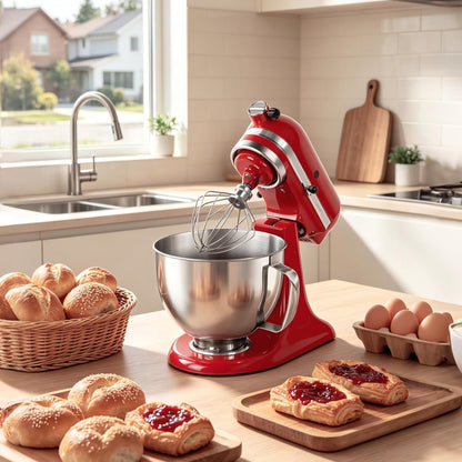 5QT Stainless Steel Mixer Bowl for Kitchenaid Tilt Head Stand Mixer2