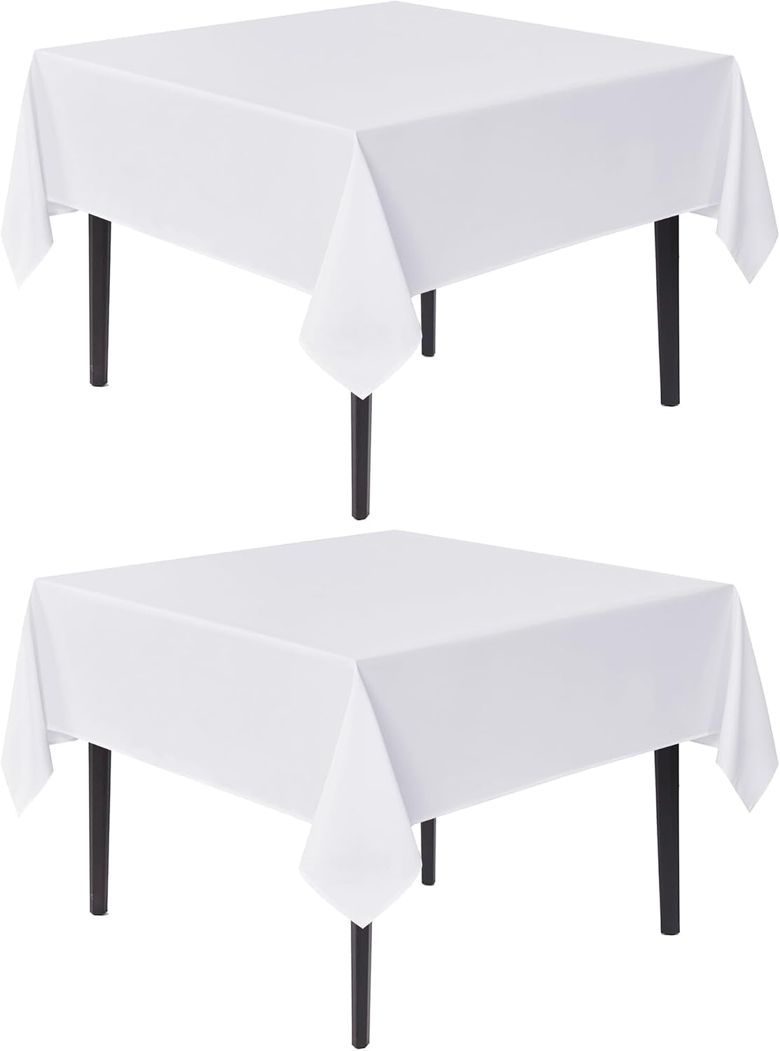 white-square-tablecloths-54x54-inch-table-cloth-2-pack-for-square-or-round-tables-washable-polyester-fabric-cover-for-dinner-holiday-party-decorative-display-tables