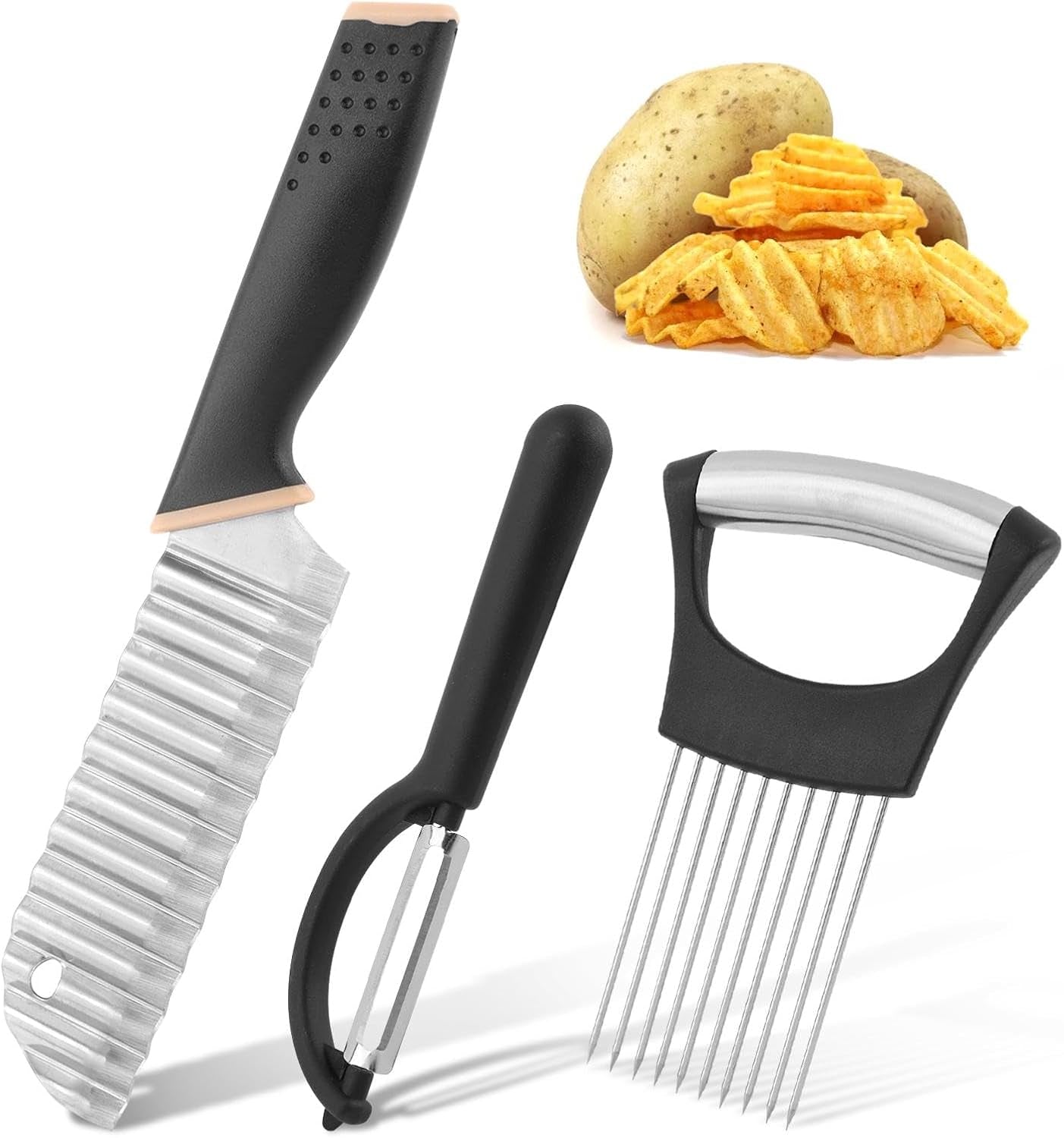 crinkle-cutter-with-onion-holder-for-slicing-and-p-type-peeler-stainless-steel-wavy-slicer-with-handle-crinkle-cutter-for-veggies-potatoesset-of-3