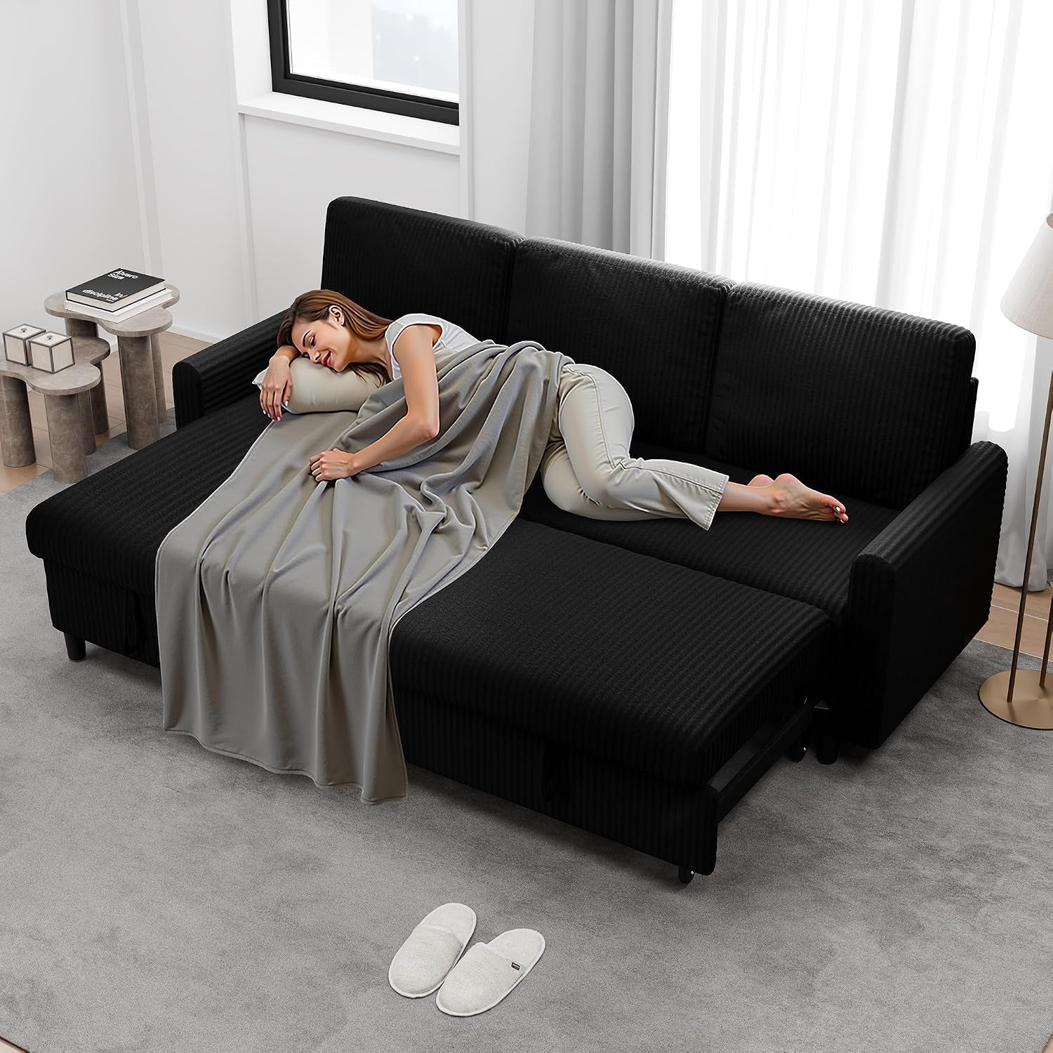 77-inch-sectional-sleeper-sofa-with-pull-out-bed-modern-l-shaped-corduroy-convertible-couch-with-storage-chaise-reversible-sofa-bed-for-small-spaces-apartment-black