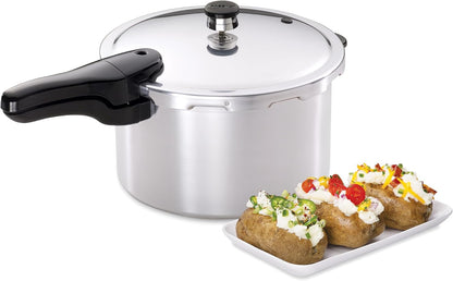 01282 8-Quart Aluminum Pressure Cooker8