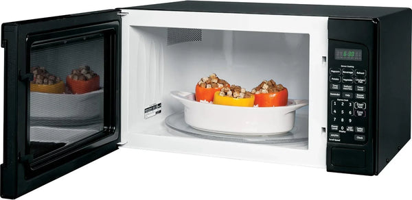 GE JES2051DNBB Countertop Microwave Oven, 1,200-Watt Capacity, 2.0 Cubic Ft., 8 Auto Setting Cooking Settings, Kitchen Essentials for the Countertop, Dorm Room or Apartment, Black2