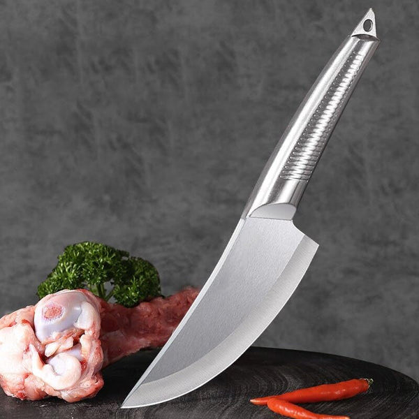Meat Cleaver Knife, Stainless Steel Boning Knife Kitchen Dividing Slaughtering Knife Peeling Kitchen Knife Chef Knife Cooking Tool Meat Cleaver (Color : Style 1)2