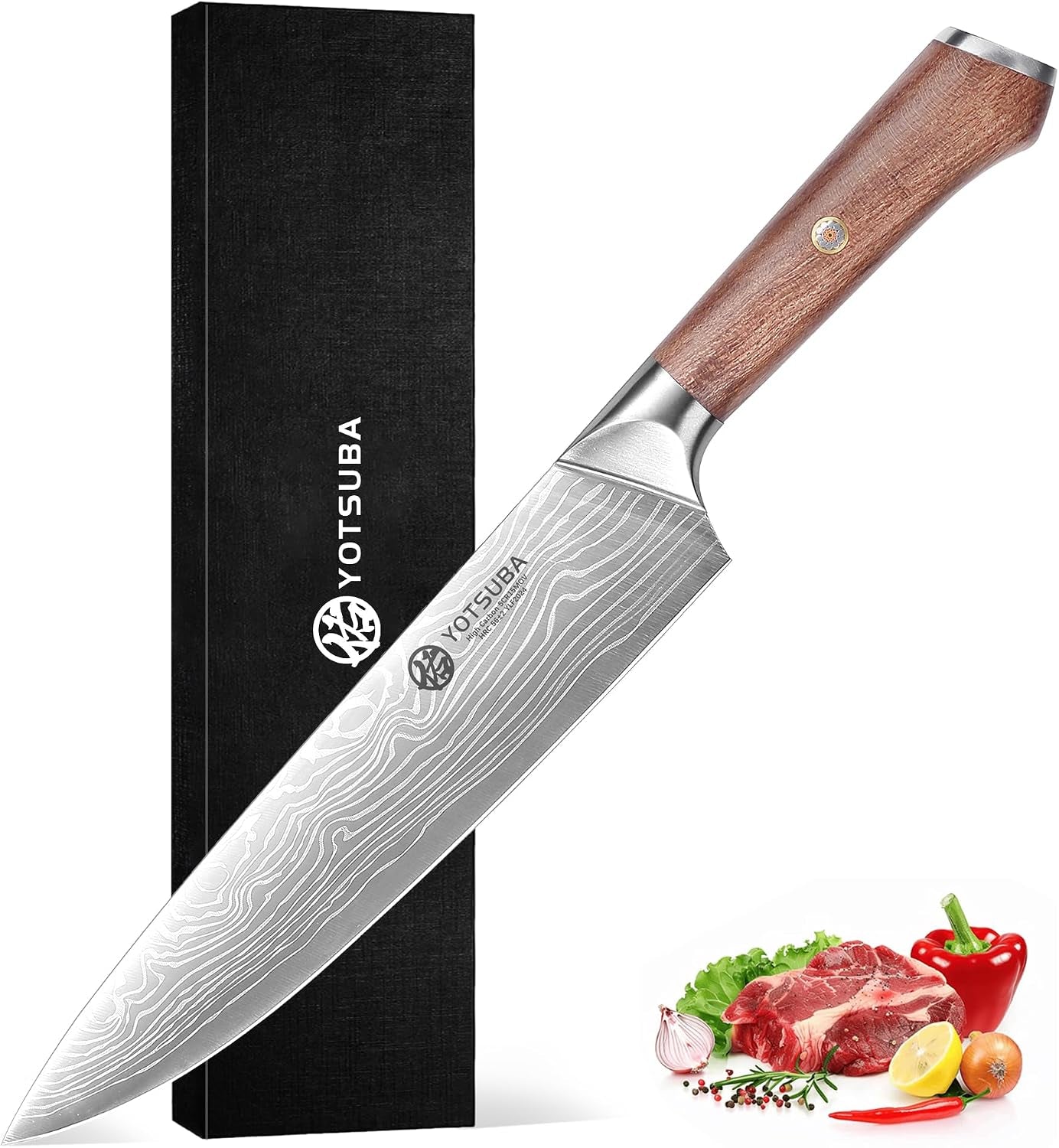 9-inch-japanese-chef-knife-with-full-tang-rosewood-handle