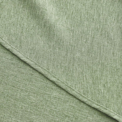 Faux Linen round Tablecloths 60 Inch, Waterproof Decorative Washable Texture Rustic Circle Table Cloth Cover for Dining Kitchen Party Farmhouse Outdoor(Round (2-4 Seats),Sage Green)4