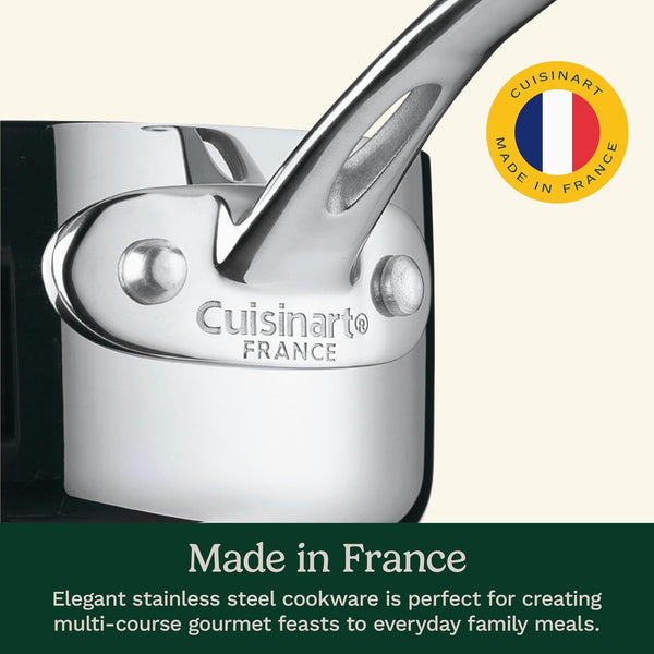 French Classic Tri-Ply Stainless 10-Piece Cookware Set, Silver3