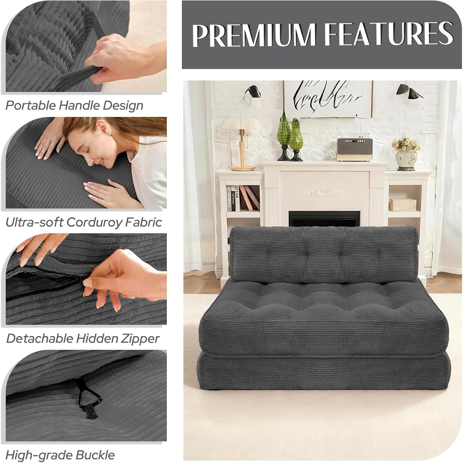 folding-sofa-bed-convertible-sleeper-chair-bed-w-2-pillow-handle