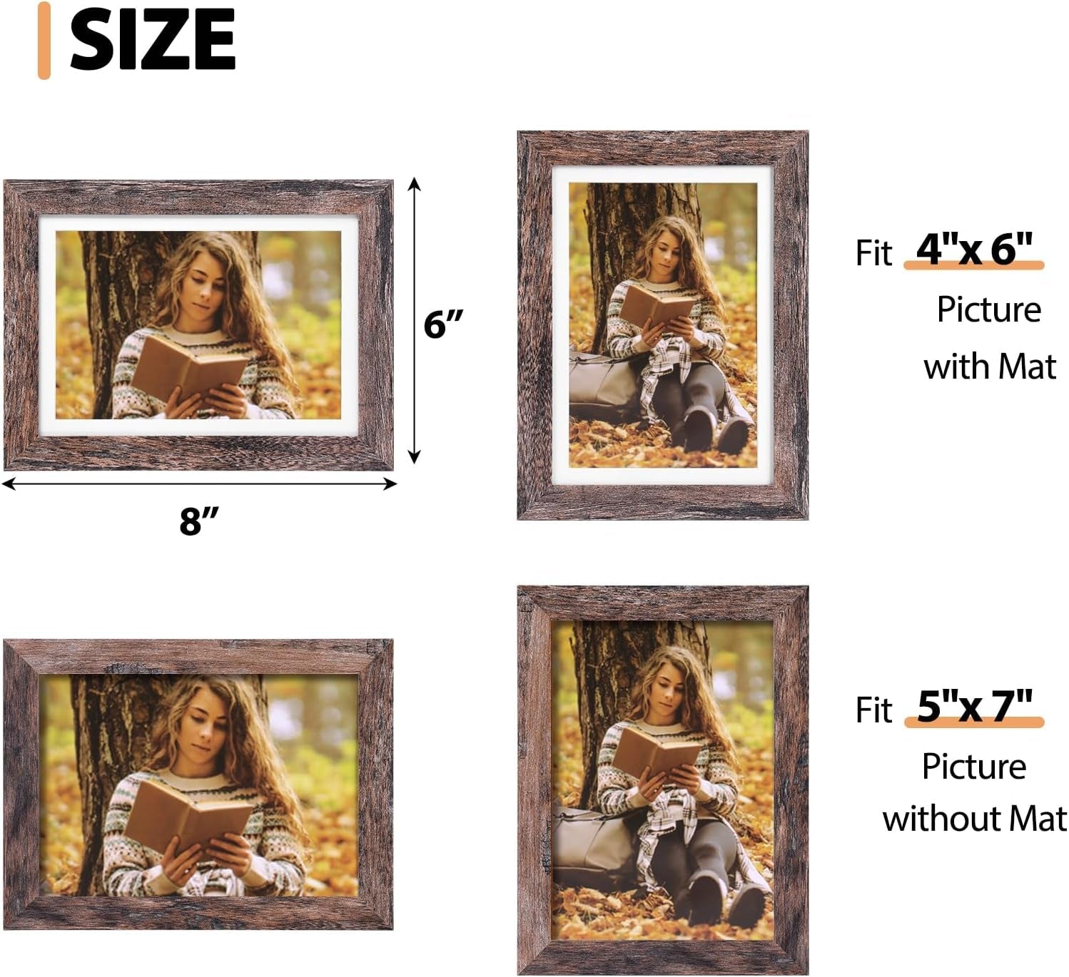 5x7-picture-frames-set-of-5-with-tempered-glass-mdf-rustic-brown