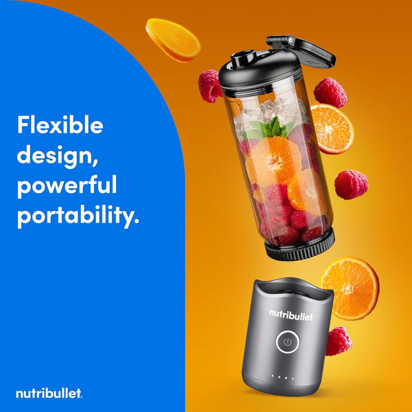 Nutribullet Flex Portable Blender NBPB50200, Gunmetal Gray2