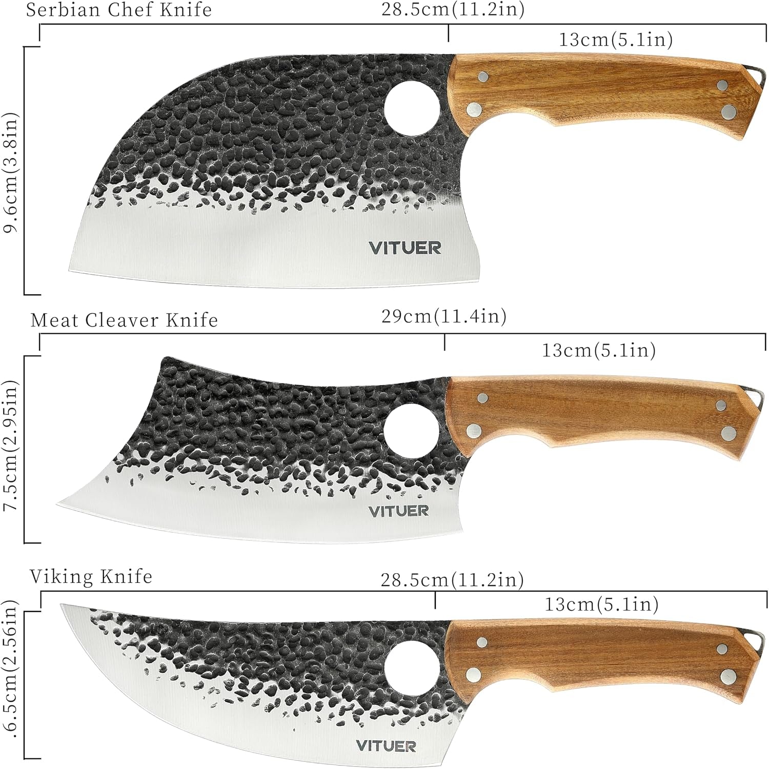 9-pcs-butcher-viking-camping-knife-set-7-serbian-chef-knife-7-butcher-meat-cleaver-6-5-viking-knife-3-knife-sheath-honing-steel-poultry-shears-and-knife-roll-bag-stylish-horse-pattern