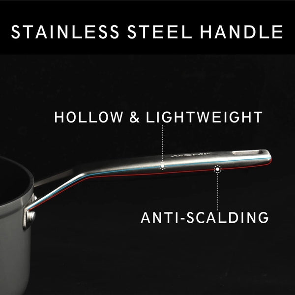 9.5 Inch Nonstick Frying Pan with Lid, Grey Cooking Pan Skillet | Non Toxic, Even Heating, Easy Clean, Dishwasher & Oven Safe, Suitable for Gas & Electric & Induction Stoves, PFOA & PFAS Free6