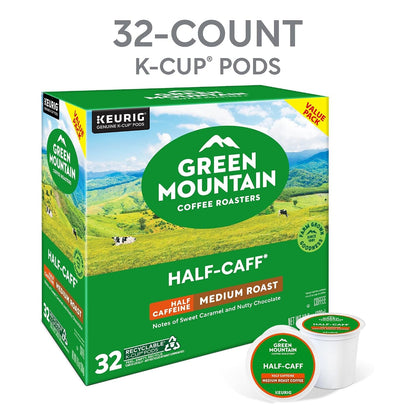 Half Caff, Single-Serve Keurig K-Cup Pods, Medium Roast Coffee Pods, 32 Count3