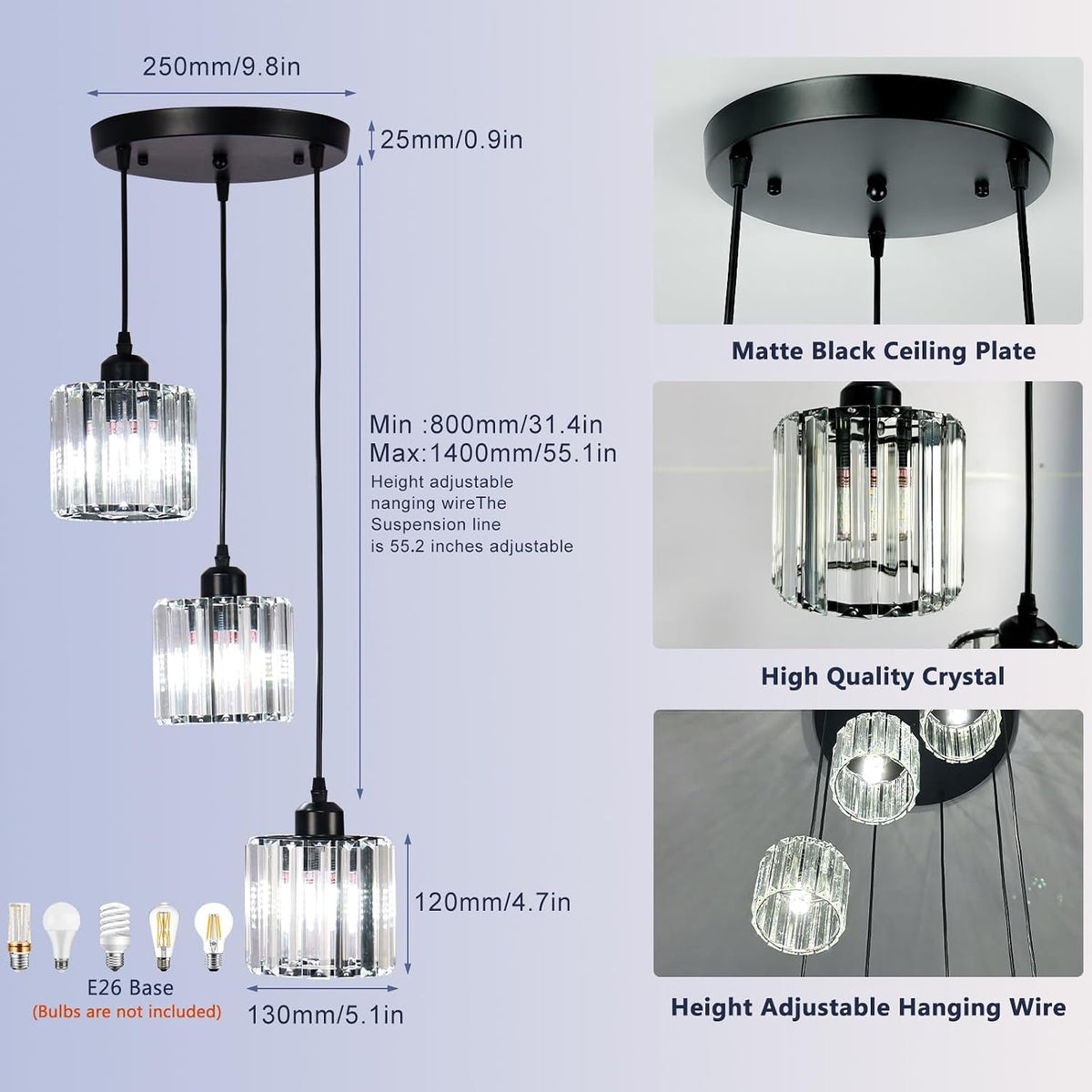3-lights-adjustable-height-chandelier-e26-bulb-base