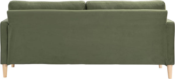 ® Lexington 75.6" Sofa, Mid-Century Modern, Pocket Coil Comfort, Easy Assembly, Velvet Fabric, Olive Green4