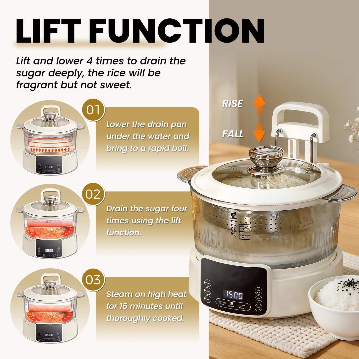 low-carb-rice-cooker-multifunction-smart-rice-cooker-transparent-and-visible-food-steamer-with-auto-lift-filter-basket
