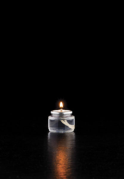 Disposable Liquid Candles, 8 Hour, for Use in Glass Votive Tealight Lamp Holders, Restaurant Wedding Table Top Lights, Child Resistant Closures, 90 Pieces, Clear Fuel Oil HD8-909