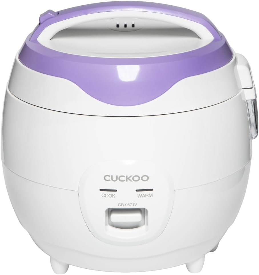 cuckoo-rice-cooker-and-warmer-12-cup-cooked-white-cr-0671v-6-cup-uncooked-capacity-nonstick-inner-pot-2-cooking-modes-automatic-keep-warm-easy-to-use-controls