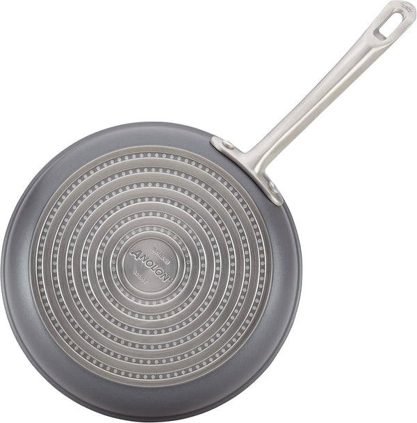 Accolade Forged Hard Anodized Nonstick Pots & Pans - Induction Cookware Set - 12 Piece - Moonstone Gray16