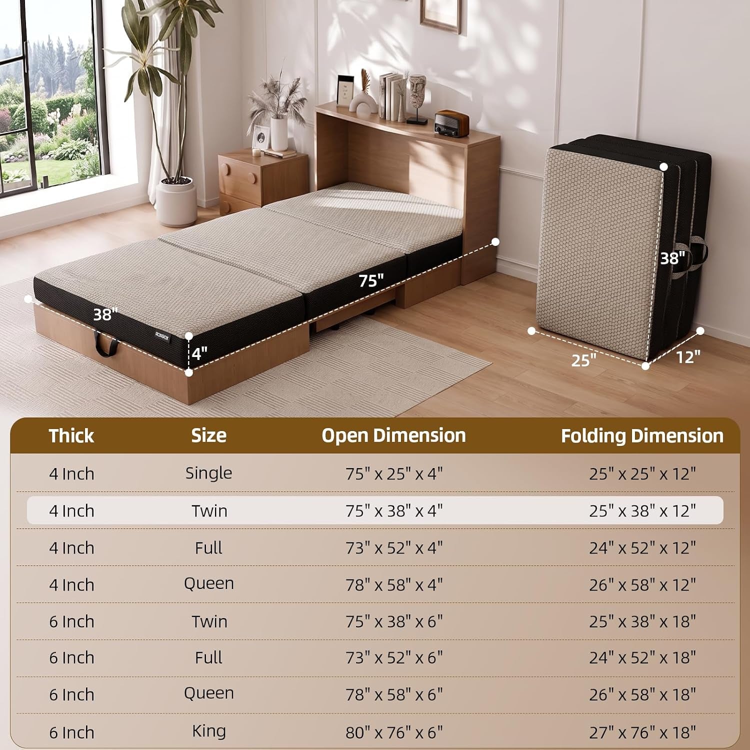 memory-foam-trifold-mattress-twin-portable-floor-bed-4-inch-foldable-mat-with-washable-cover-handle-non-slip-bottom-for-rv-travel-camping-yoga-75x38x4-grey