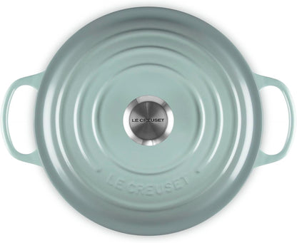 Le Creuset Enameled Cast Iron Signature Deep round Oven, 6.5 Qt., Sea Salt2