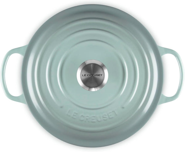 Le Creuset Enameled Cast Iron Signature Deep round Oven, 6.5 Qt., Sea Salt2