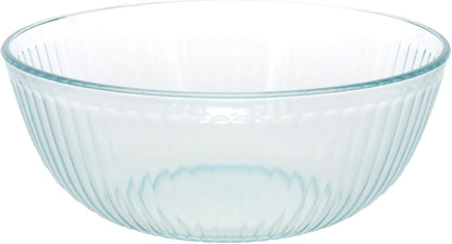 7404 (4.5Qt) Glass Mixing Bowl & 7404-PC Blue Lid - Made in USA2