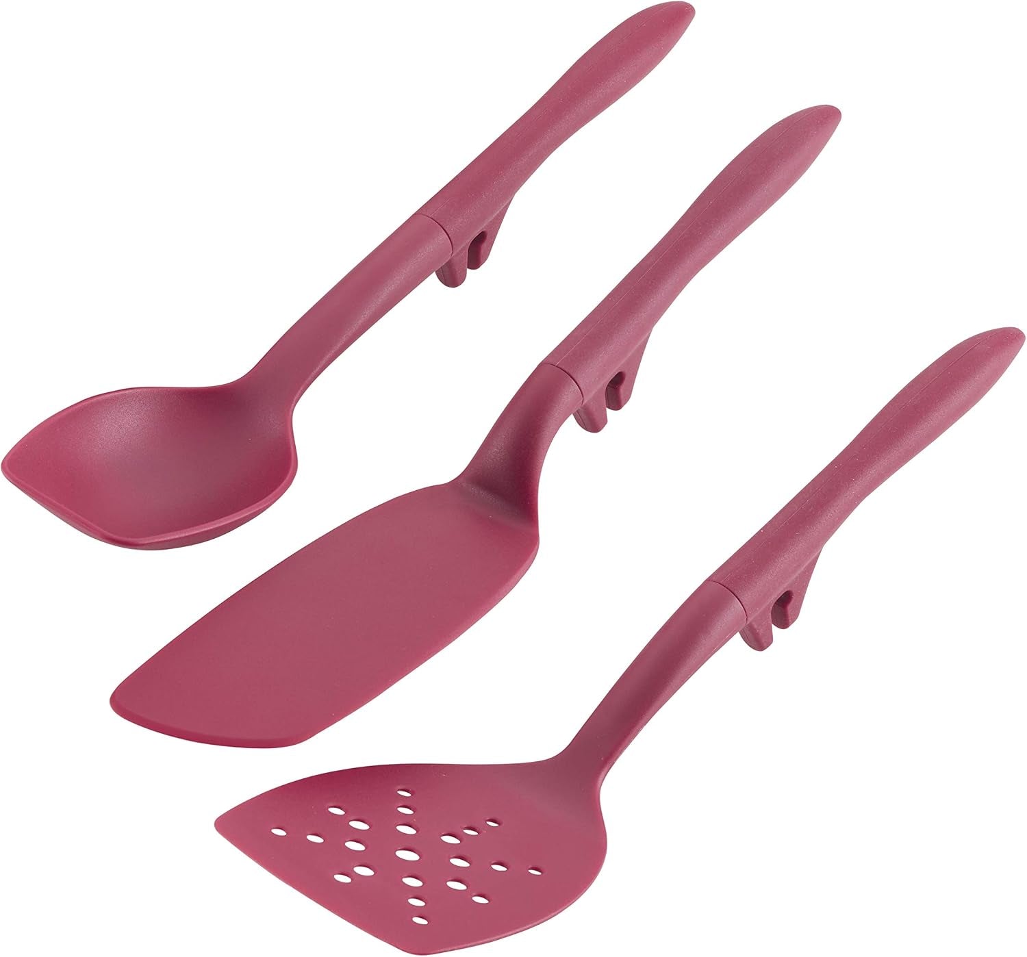 47916-3-piece-lazy-tool-nylon-slotted-turner-set-burgundy