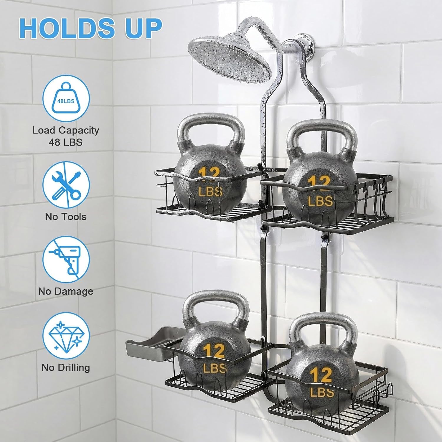 shower-caddy-hanging-organizer-over-showerhead-rustproof-black