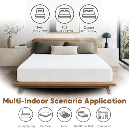 Twin Mattress, 8 Inch Memory Foam Twin Size Mattress, Bed in a Box, Medium7