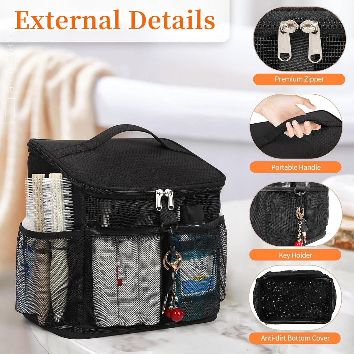 shower-caddy-portable-mesh-shower-tote-for-bathroom-gym-travel-camping-quick-dry-hanging-organizer-toiletry-bag-with-handle-for-college-dorm-room-men-women