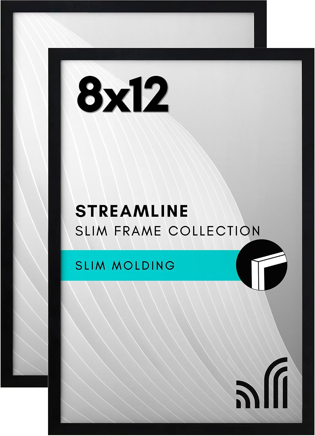 8x12-picture-frame-2-pack-slim-molding-black
