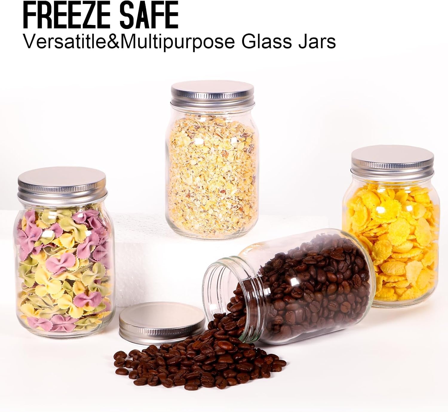glass-mason-jars-16oz-regular-mouth-canning-jar-with-airtight-lids-4-pack-small-sealing-containers-glass-jars-durable-clear-glass-material-for-food-storage-overnight-oats-meal-prep-candy