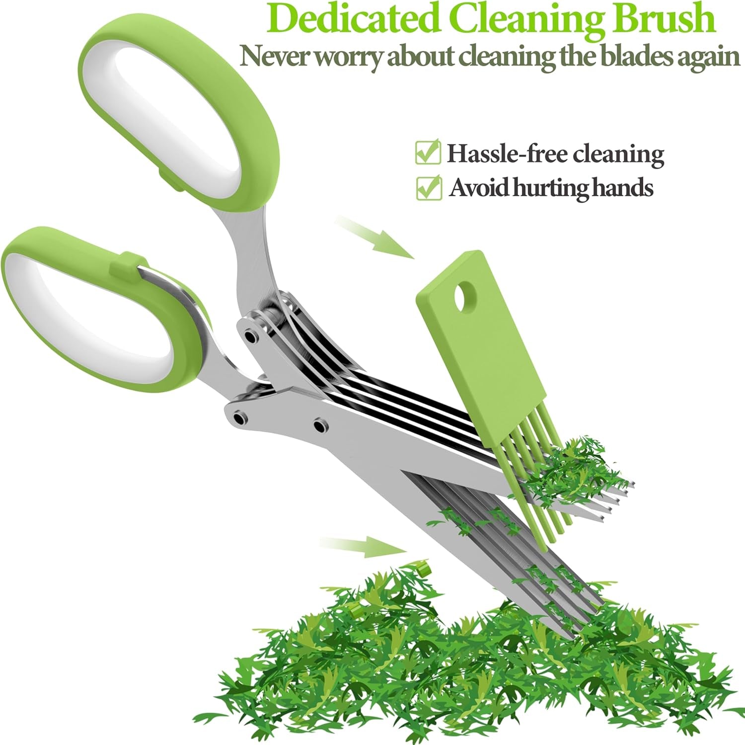 2026-upgraded-herb-scissors-effortless-herb-shears-cutter-tool-with-sharp-stainless-steel-blades-for-fresh-herbs-must-have-kitchen-cooking-gadget-green