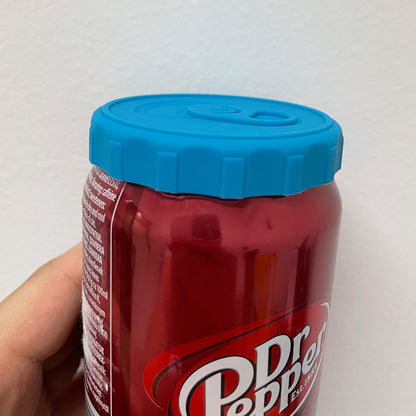 Silicone Soda Can Lids 6 Pack Reusable Silicone Can Covers, Can Stopper or Protector for Soda, Beer, Drink, Juice, Coke, Beverage, Fits Standard & Slim Cans6