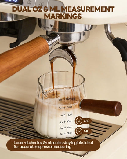 6 OZ Espresso Cups, Coffee Bar Accessories, Espresso Shot Cups, 2 PCS4