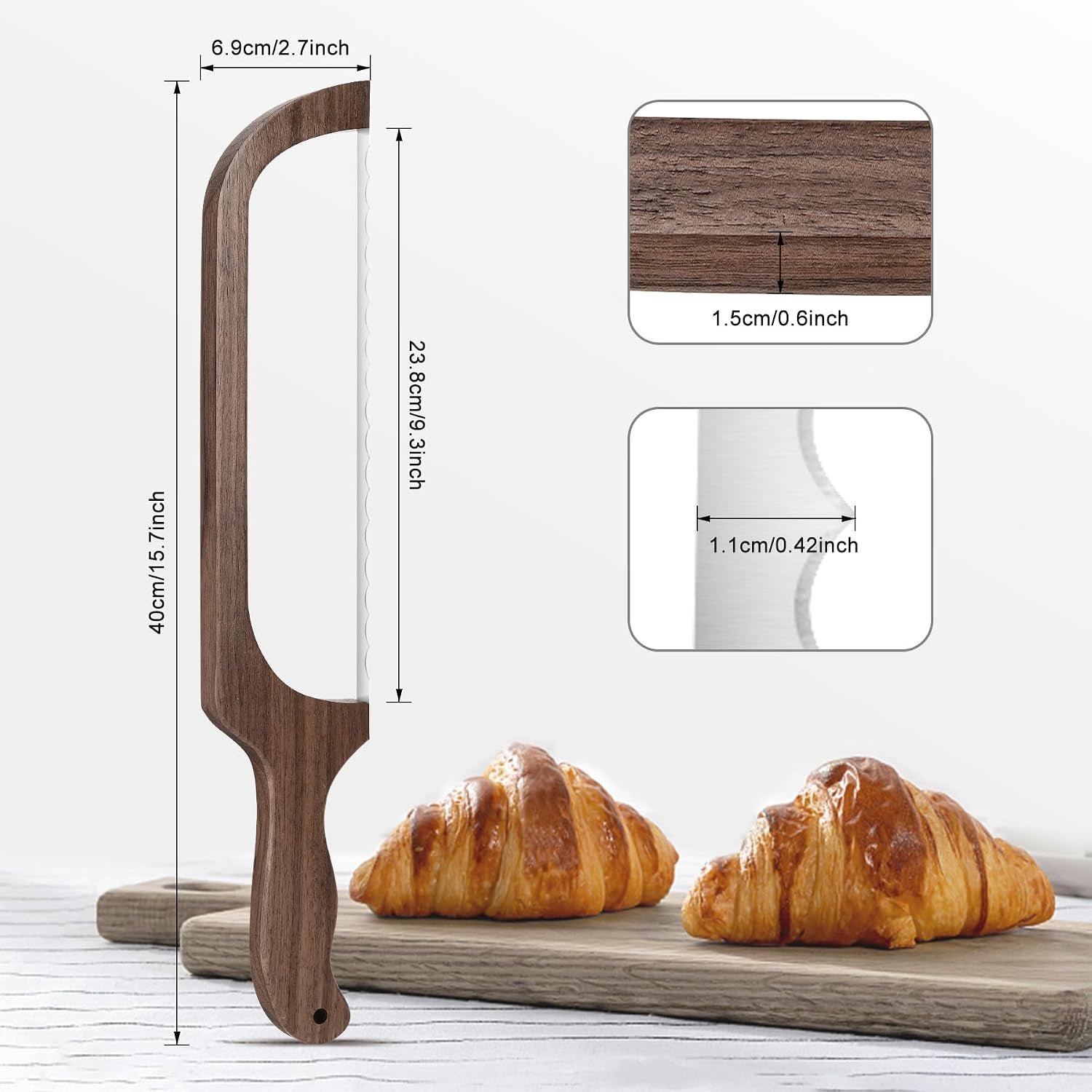 bread-knife-for-homemade-bread-sourdough-bread-slicer-bread-cutter-with-measuring-scale-15-7-serrated-blade-for-even-slices-walnut-bow-knife-with-cover-scoring-tool-gift-for-bakers