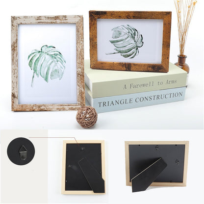 Rustic Picture Frames,10 Pack Collage Picture Frames,Gallery Wall Frame Set with Two 8X10, Four 5X7, Four 4X6, Farmhouse Wood Photo Frames for Living Room Wall Gallery Decor or Desk, Rustic White3
