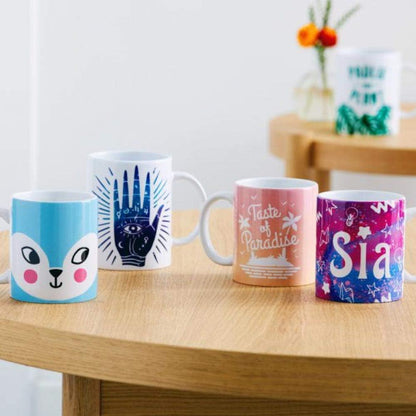 Cricut Beveled Blank Mug to Decorate, White (6 Count) | Ceramic-Coated, Dishwasher & Microwave Safe - Mug Press & Infusible Ink Compatible,12 Oz Sublimation2