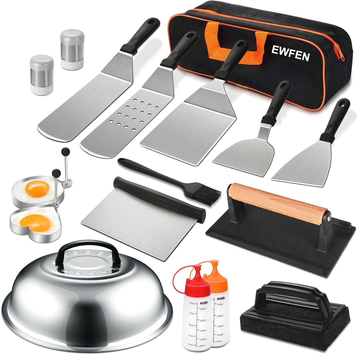 18pcs-griddle-accessories-kit-flat-top-grill-accessories-set-for-blackstone-and-camp-chef-grill-spatula-set-with-enlarged-spatulas-basting-cover-scraper-for-outdoor-bbq