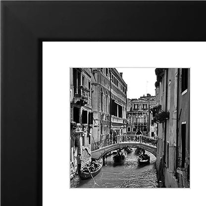 4X4 Collage Picture Frame - Fits 4 - Engineered Wood - Black6