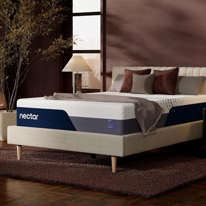 Nectar Luxe 14” Memory Foam Mattress, Twin, Medium Feel, 1-Year Trial1