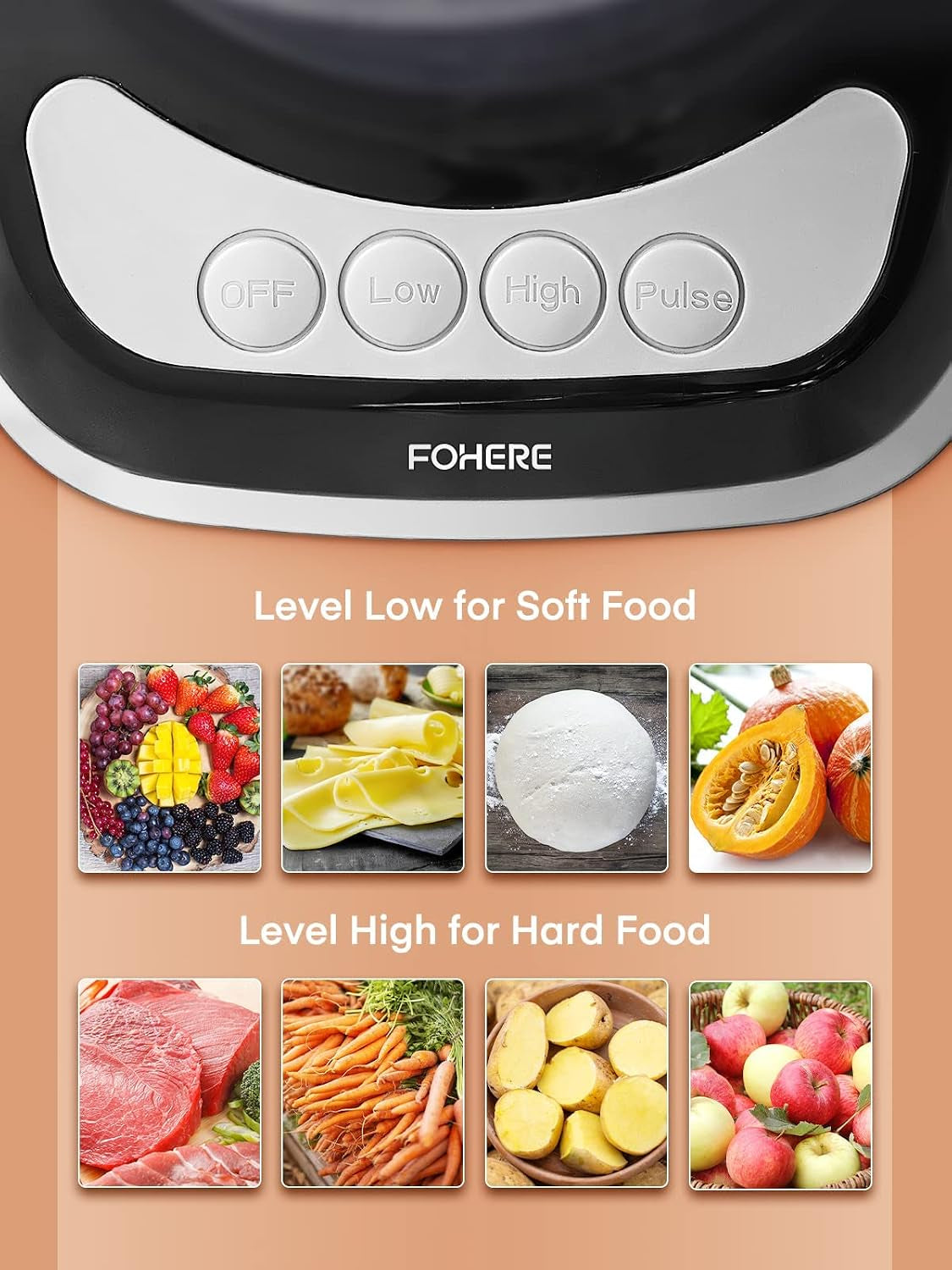 food-processor-12-cup-2-in-1-feed-chute-food-chopper-meat-grinder-500-watt-motor-bpa-free-stainless-steel-procesador-de-alimentos-for-mincing-dicing-shredding-puree-kneading-dough