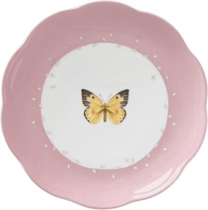 Butterfly Meadow Porcelain Dessert Plates, 8 Inch, Set of 43
