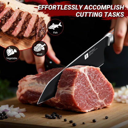 Chef Knife 8 Inch - Cooking Knife Ultra Sharp Deep Cutting Knives3