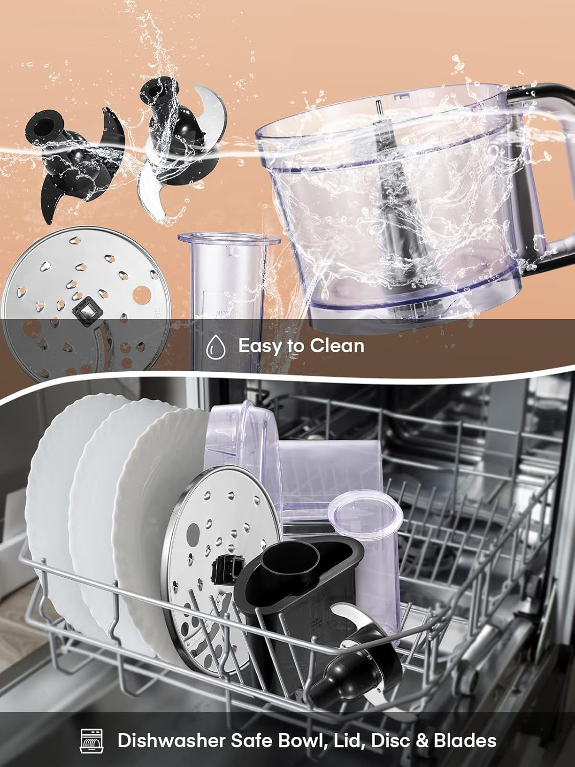 food-processor-12-cup-2-in-1-feed-chute-food-chopper-meat-grinder-500-watt-motor-bpa-free-stainless-steel-procesador-de-alimentos-for-mincing-dicing-shredding-puree-kneading-dough