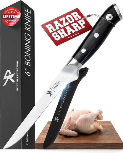 6” Boning Knife for Meat Cutting, Fillet & Deboning1