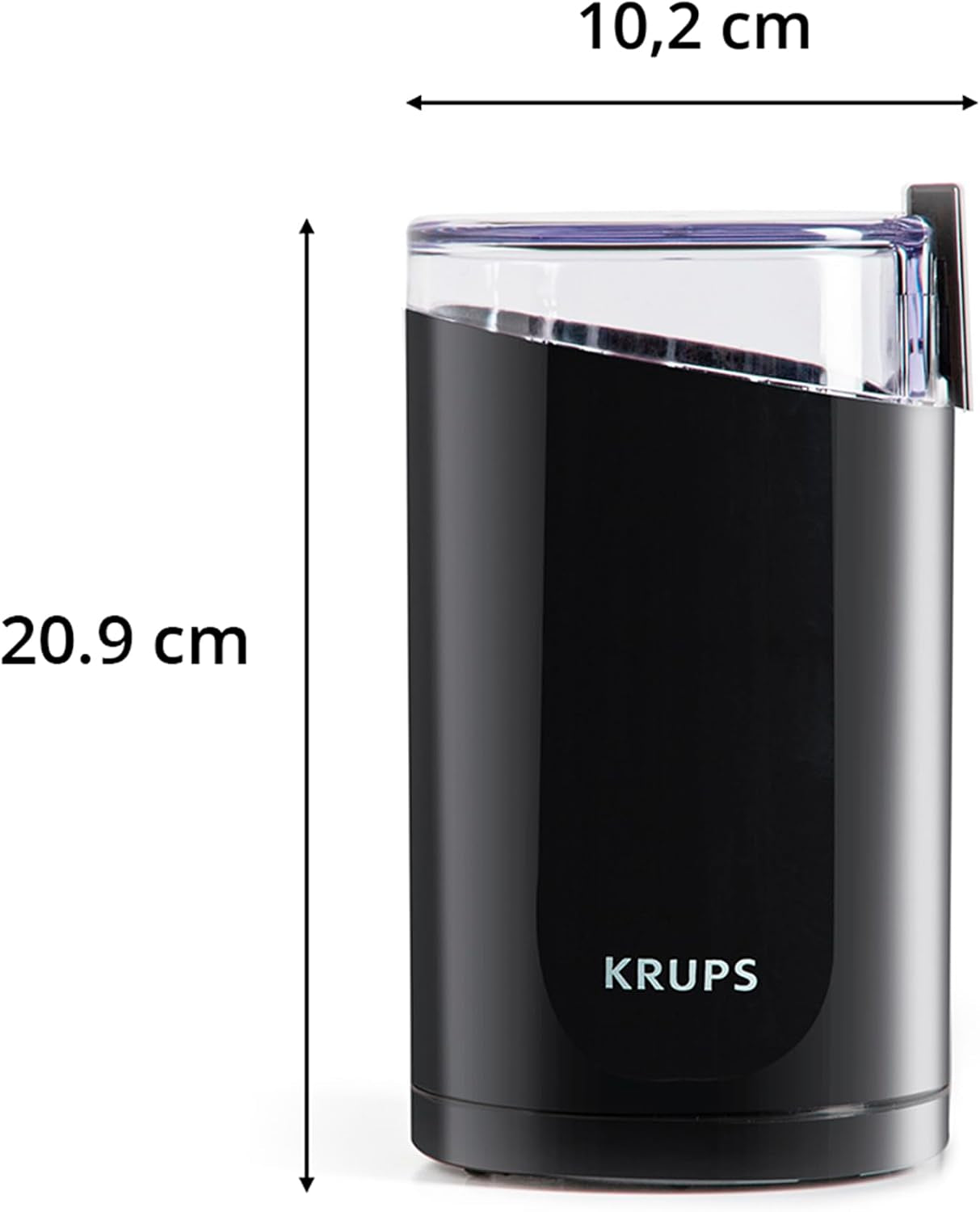 precision-electric-coffee-grinders-3-oz-capacity-200w-motor-stainless-steel-blades-for-uniform-grinding-of-beans-herb-and-nuts-coffee-and-spice-grinder-electric-black