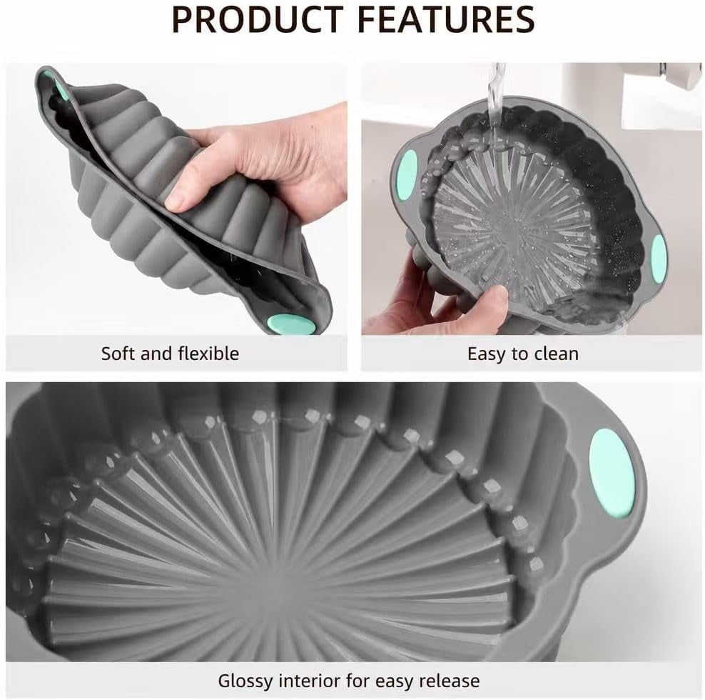 gray-green-silicone-bakeware-set-of-3-round-flower-pan-6-12-cavity-pastry-trays-for-household-baking