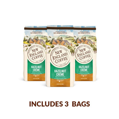 Decaf Hazelnut Crème Ground Coffee 10Oz (Pack of 3)7