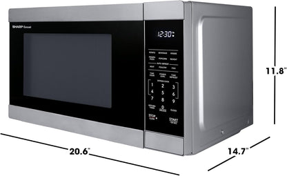 SMC1162KS 1.1 Cu. Ft. 1000W Stainless Steel Countertop Microwave Oven7